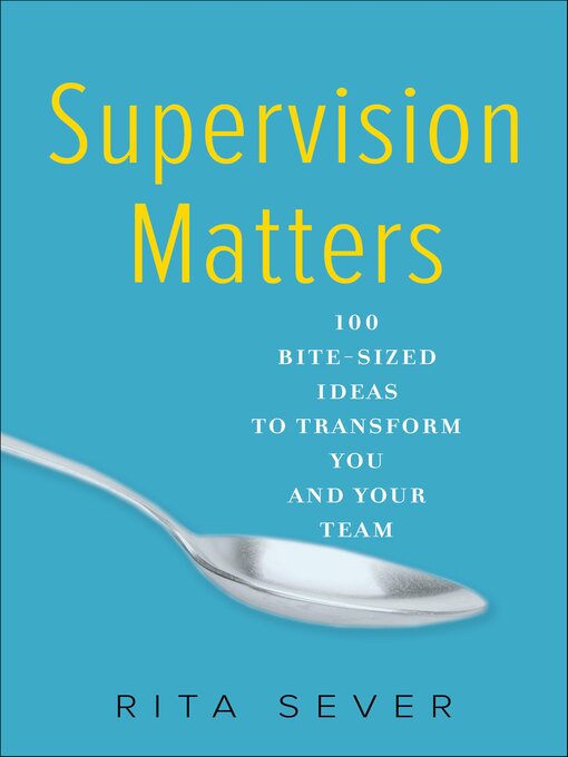 Title details for Supervision Matters by Rita Sever - Available